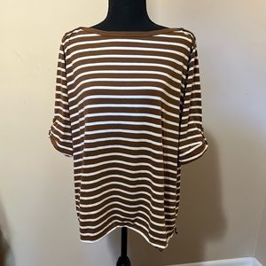 JONES NEW YORK quarter sleeve top